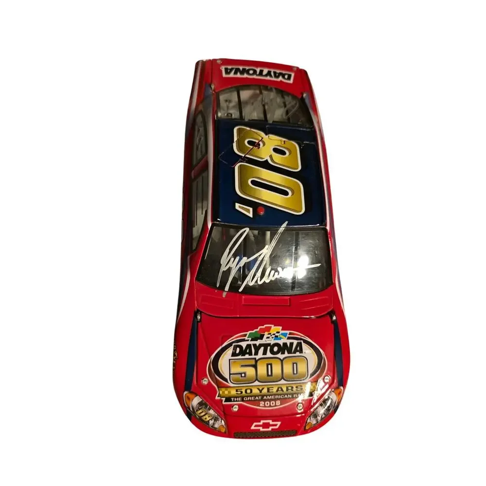 2008 Daytona 500 50th Anniversary Signed Ryan Newman 1:24 No Box No Wing
